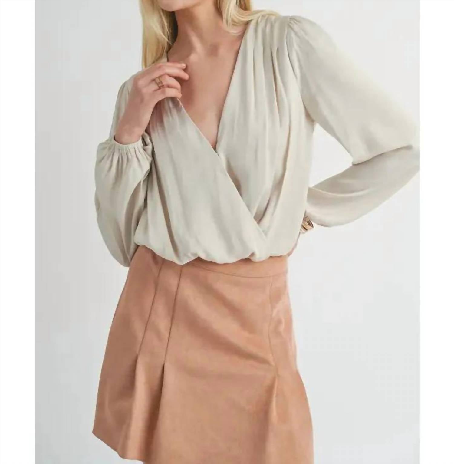 Sage The Label - Poetry Pleated Bodysuit