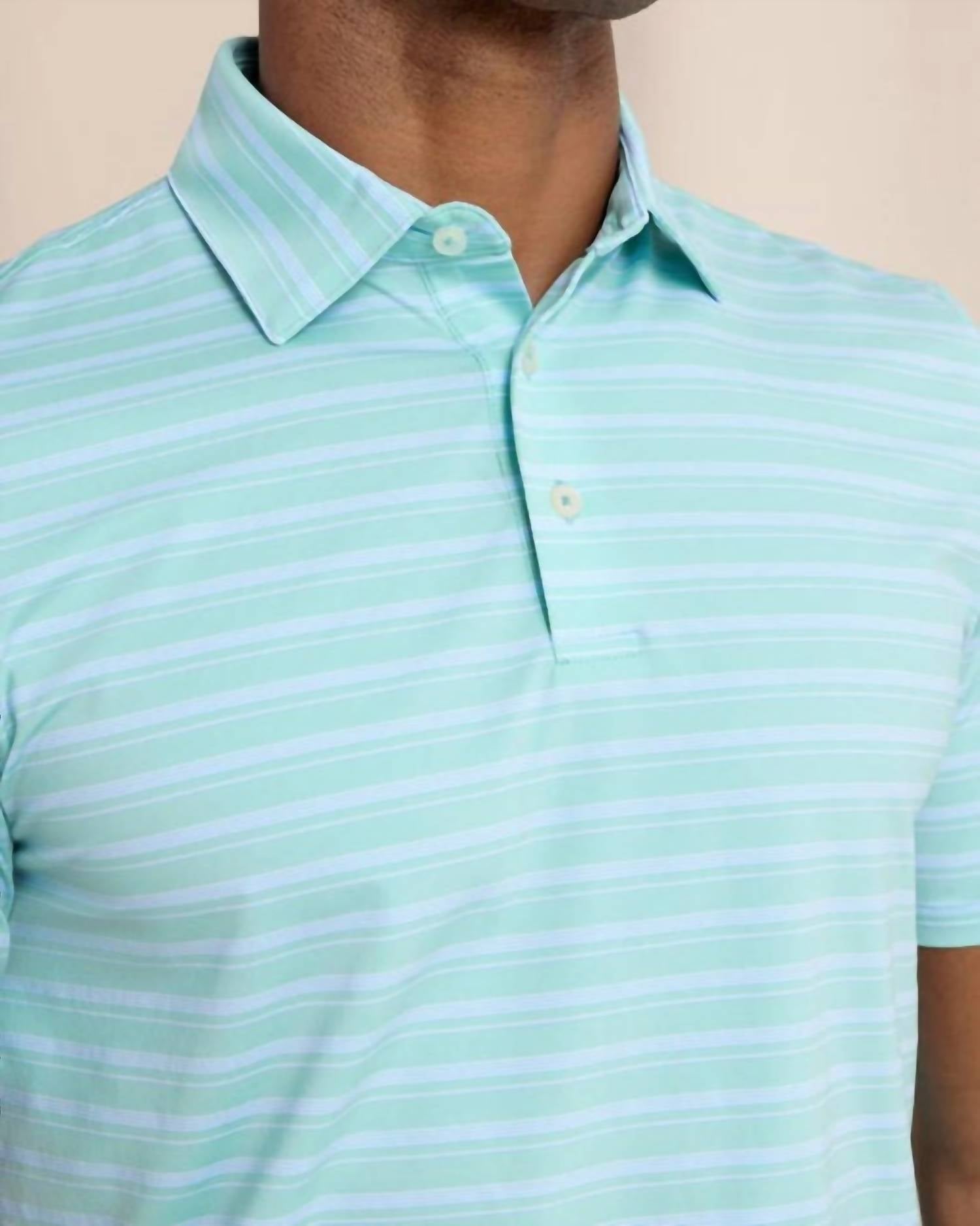 Southern Tide - brrreeze Pearl Cove Stripe Polo