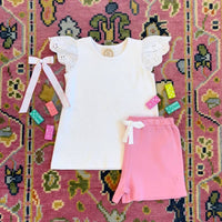 The Beaufort Bonnet Company - Girls' Ellen's Eyelet Top