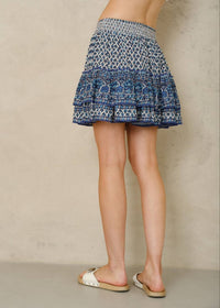 M.A.B.E. - Viti Print Mini Skirt