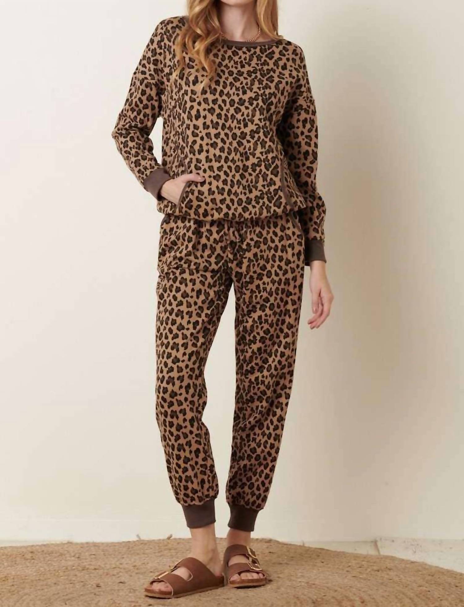 Mittoshop - Leopard Jogger Pants