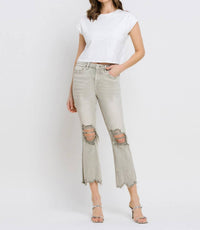 Vervet By Flying Monkey - Women's Jaya Lovervet Vintage Crop Flare Jean