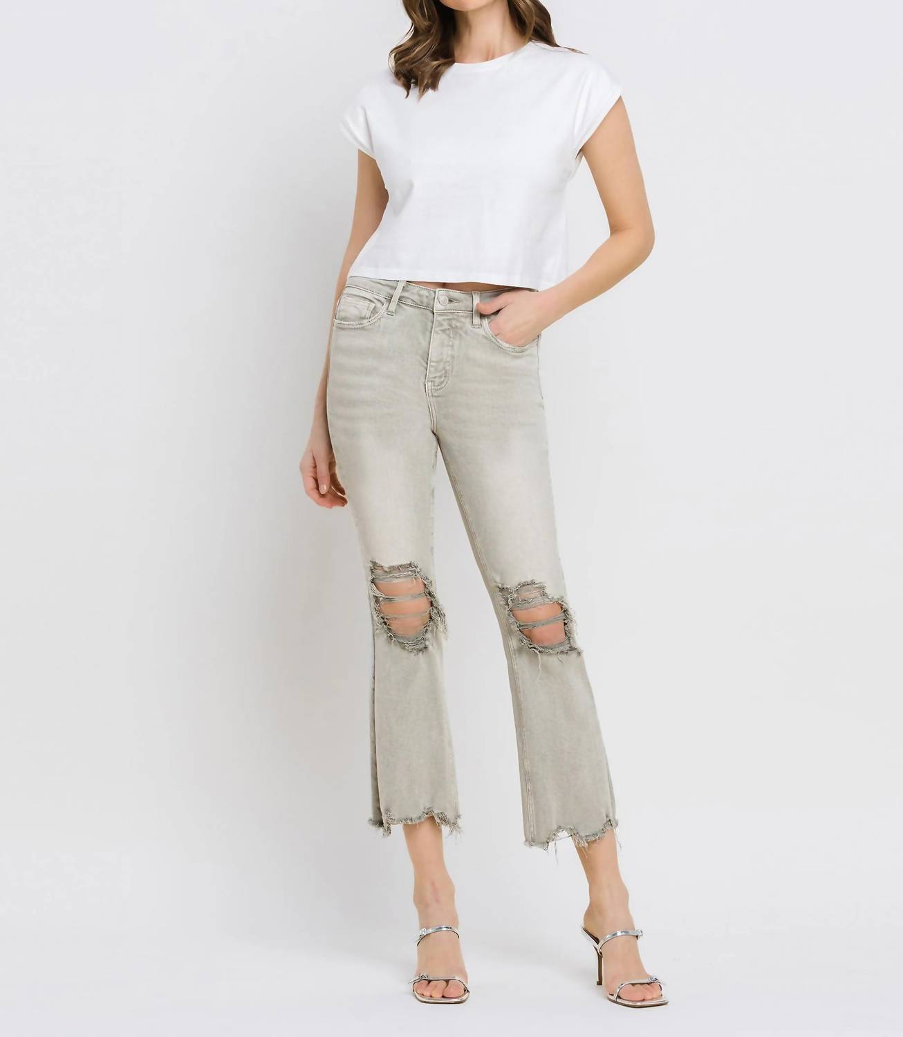 Vervet By Flying Monkey - Women's Jaya Lovervet Vintage Crop Flare Jean