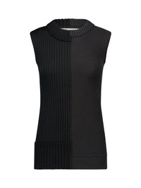 Marina Moscone - Women's Sleeveless Pullover Sweater Top