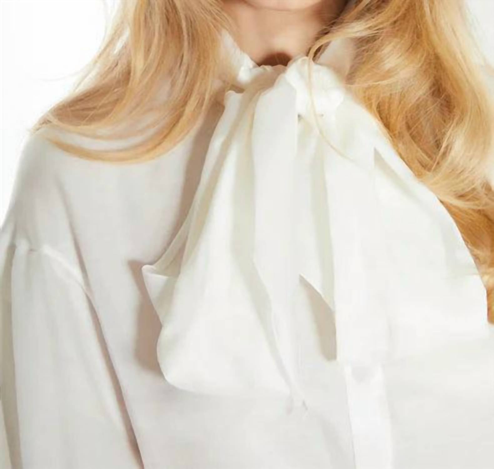 CHARO RUIZ Bommie Blouse in ivory - women's blouse - view 4
