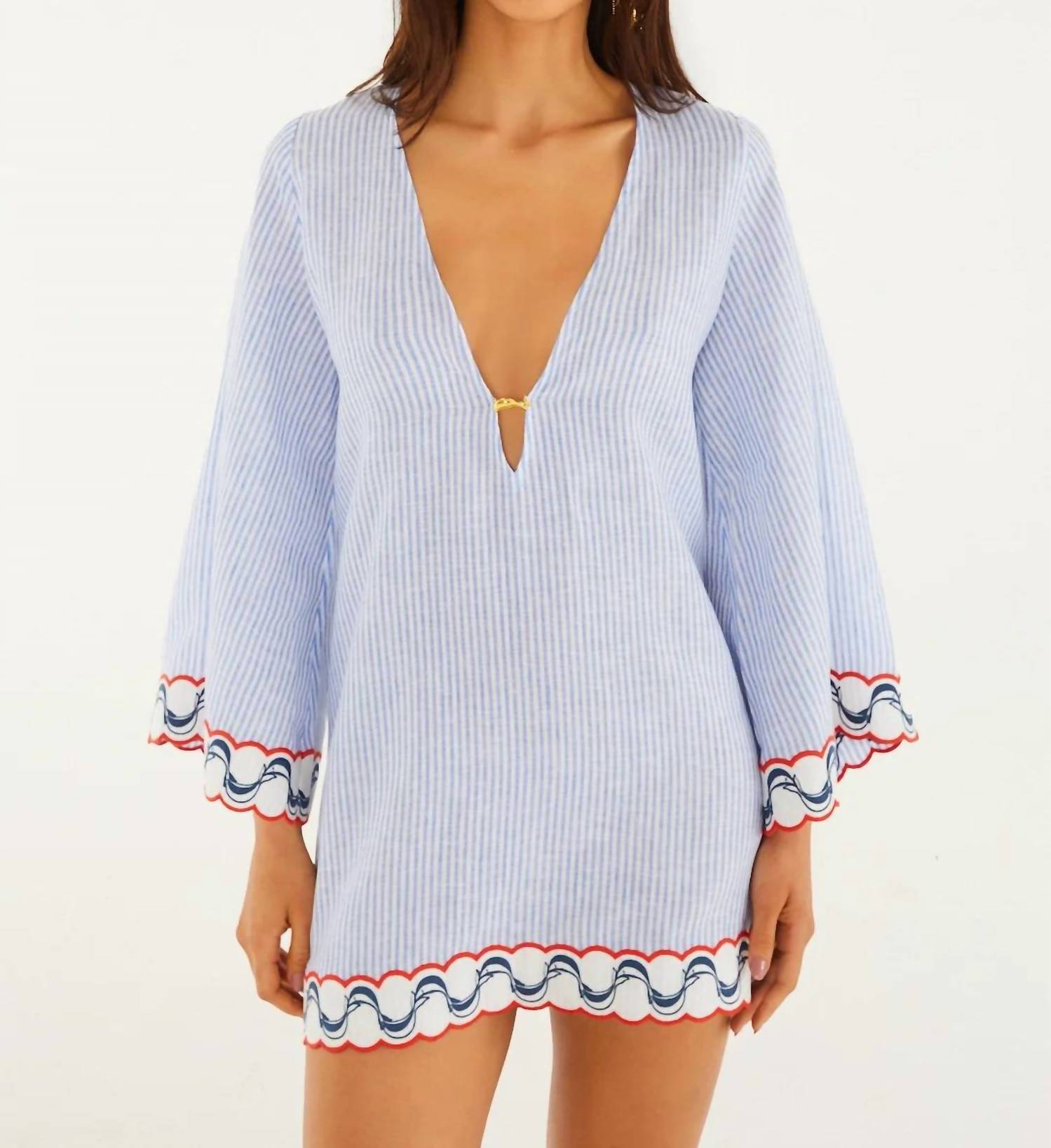 Farm Rio - Embroidery Cover Up Top