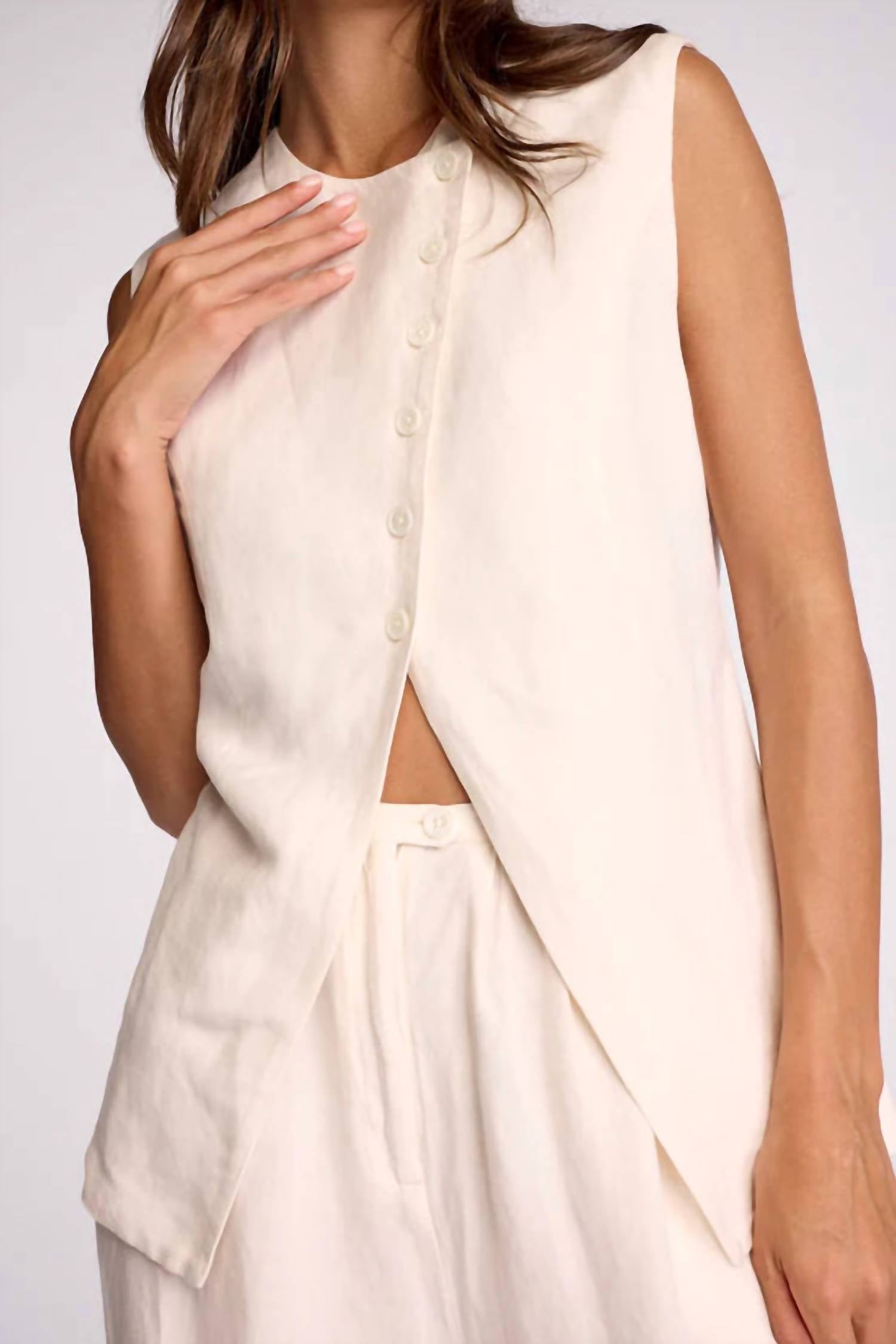 Sundays - Isolde Asymmetrical Vest