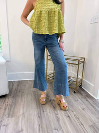 So Me - Sally Wide Leg Cuff Jean