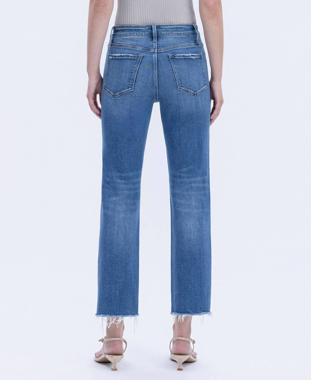 Lovervet - Straight Leg High Rise Jeans