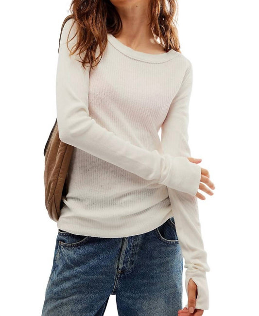 Free People - HONEY B CREW NECK TOP