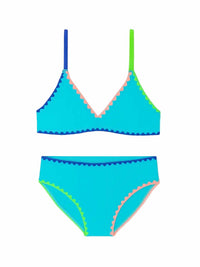 Limeapple - Girls Rani Embroidered Bikini Swimsuit