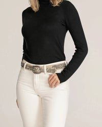Amsterdam Heritage - Women's Bitta Pyramid Multi Studded Leather Belt