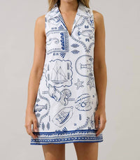 Sugarlips - Lexya Collared Shift Mini Dress