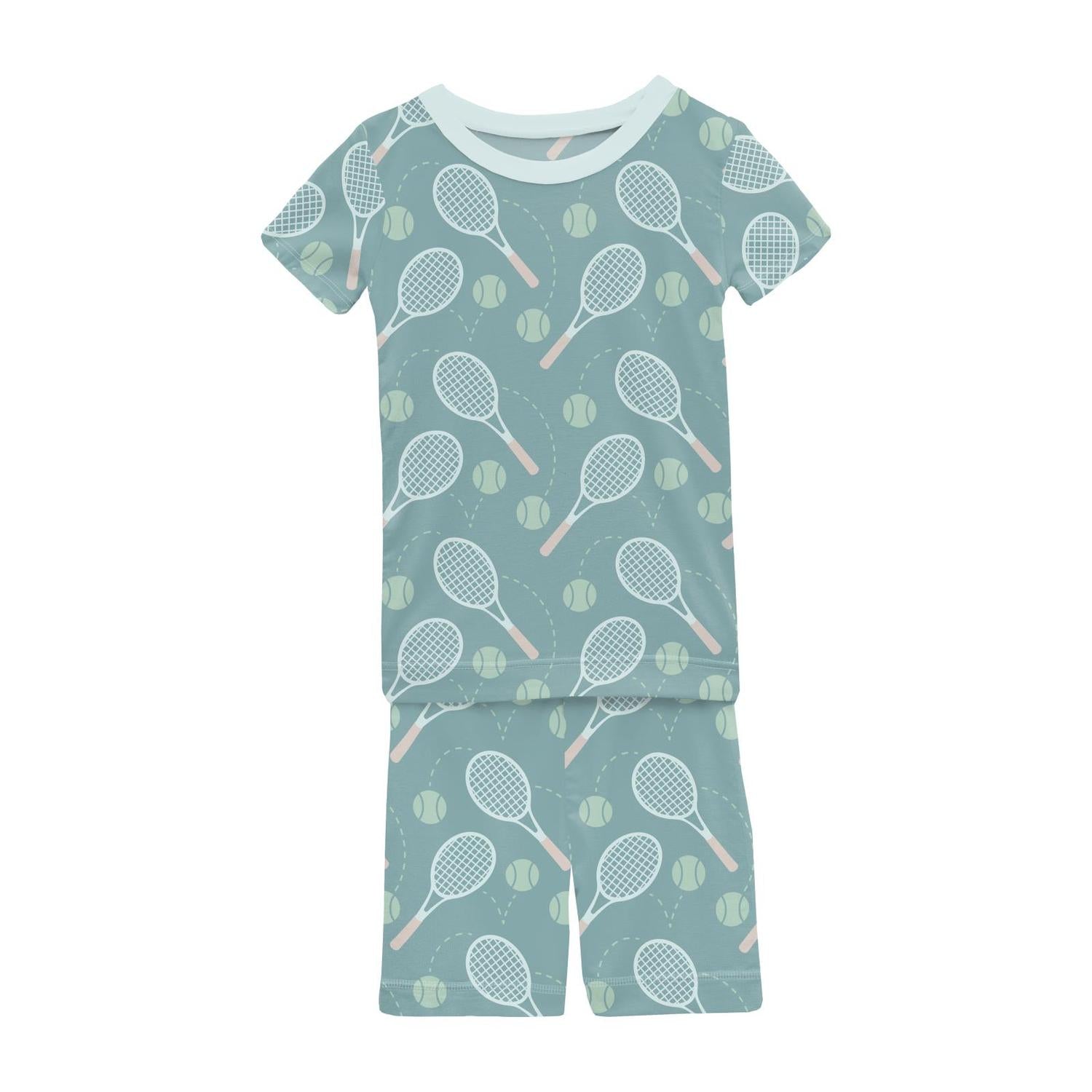 Kickee - Kids' Short Sleeve Pajama Set With Shorts