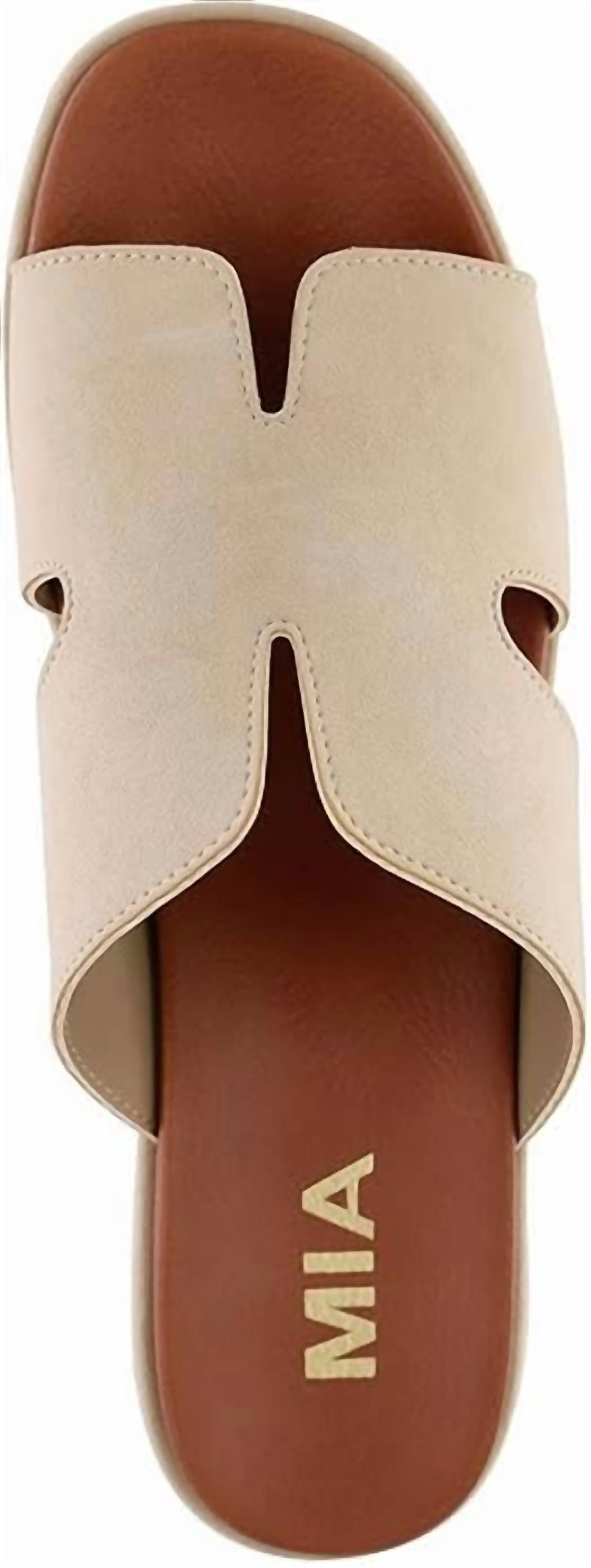 MIA Women's Reta Wedge Sandal in natural - women's sandal - view 5