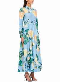 Leo Lin - Zara Hydrangea Midi Shirtdress