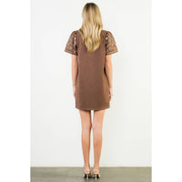 Thml - Short Sleeve Embroidered Detail Dress