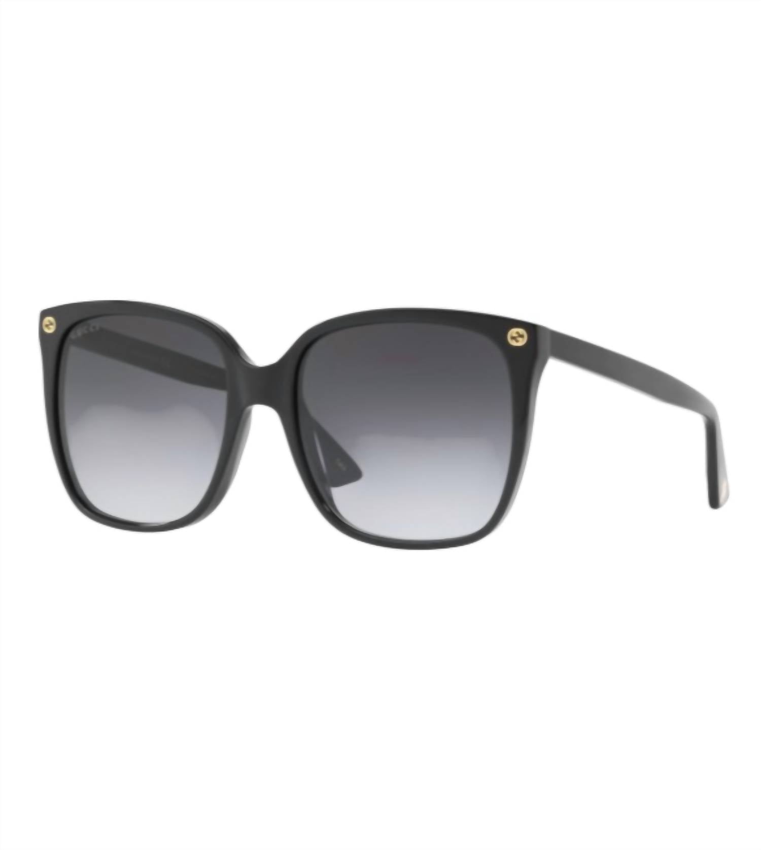 Gucci - Women's Gg0022s-001 57 Acetate Sunglass