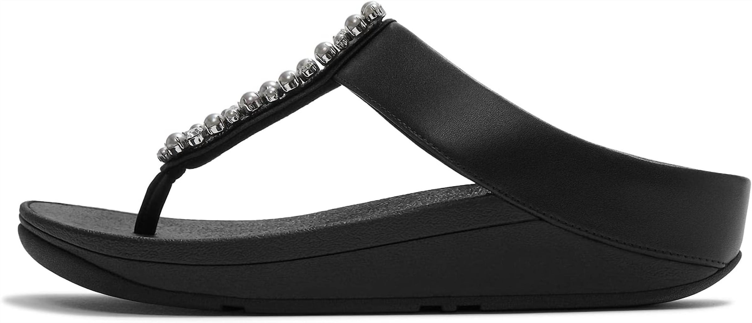 Fitflop - Women's Fino Pearls & Crystal Toe Post Sandal