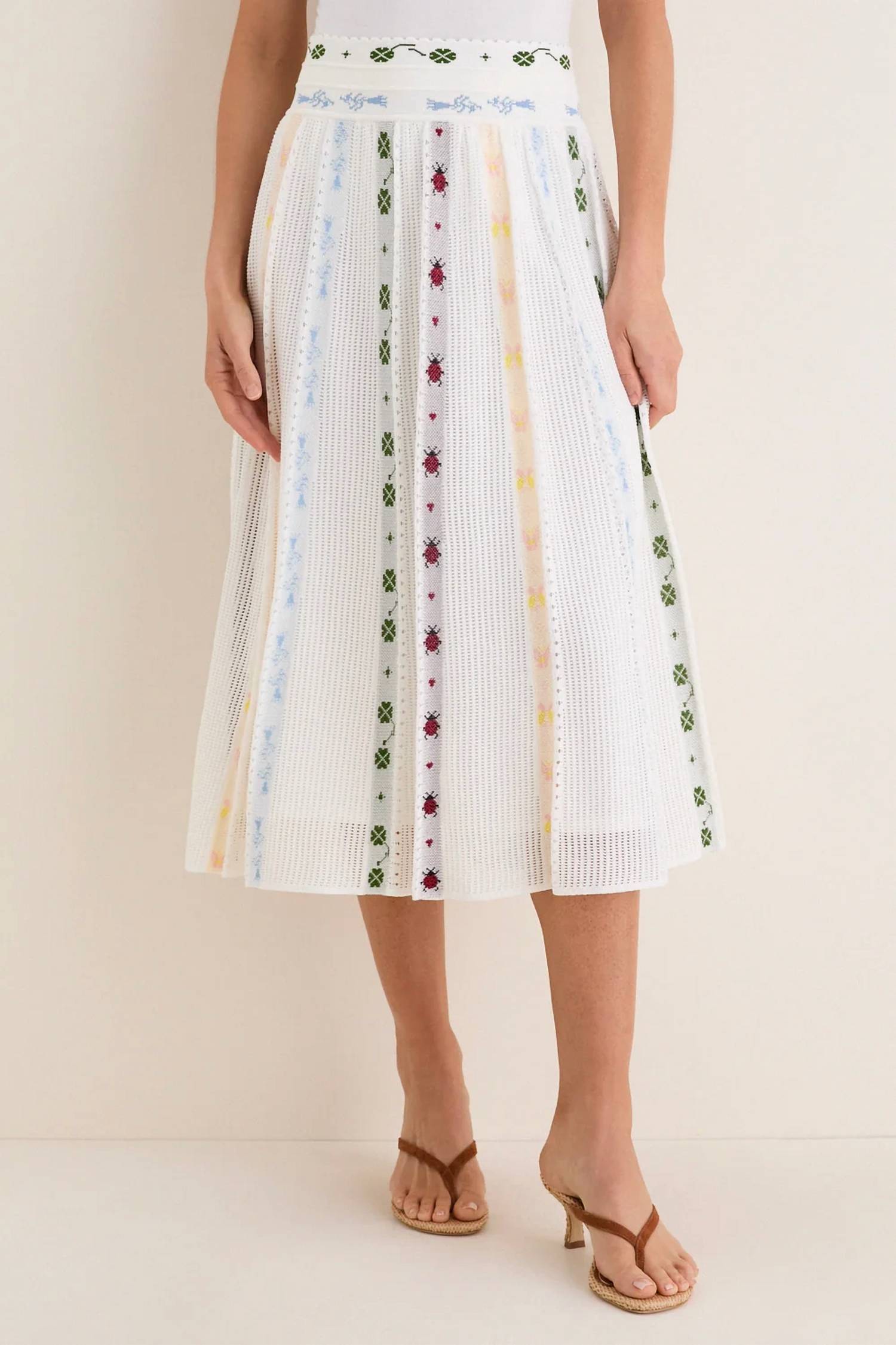 Molli - Esperance Jacquard Midi Skirt