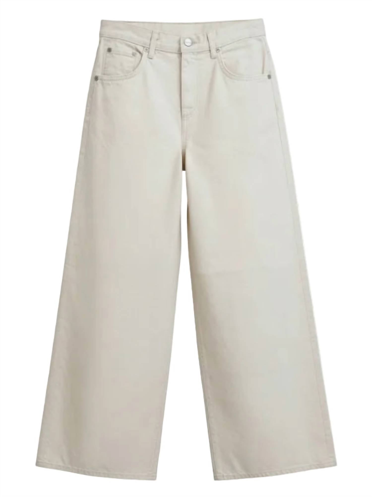 TWP Tiny Dancer Wide Leg Jeans in natural - women's jeans - view 7