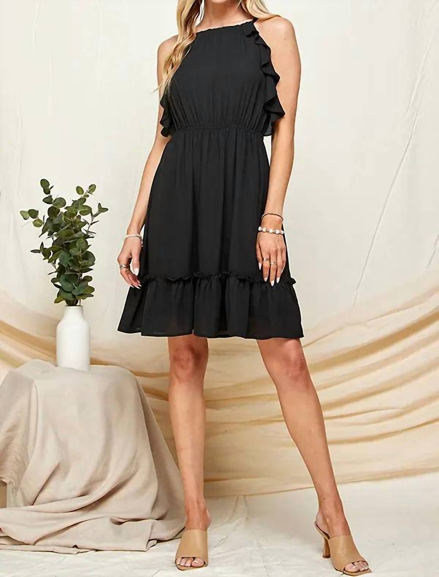 Lime N Chili - Halter Neck Midi Dress