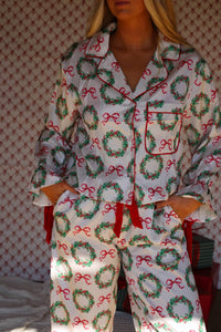 Peach Love - Holly Jolly Stain Pajama Set