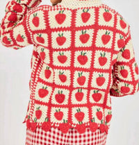 Sadie & Sage - Berrylicious Crotchet Cardigan Sweater