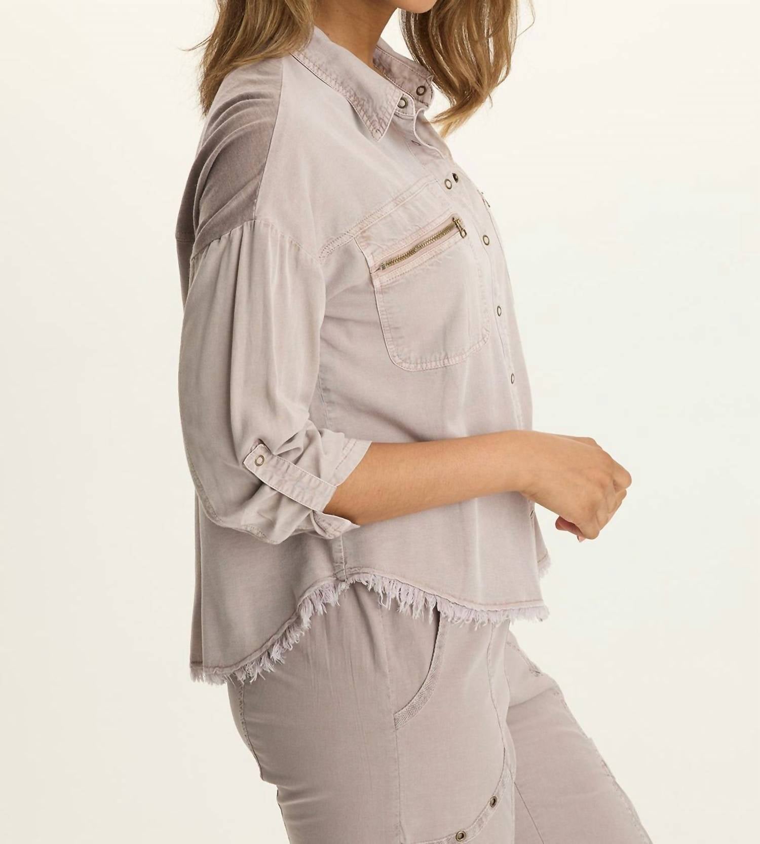 Xcvi - Knapp Button-up Top