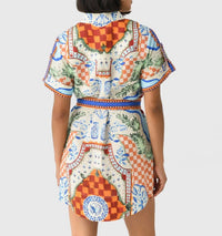 Hunter Bell - Nicole Mini Shirt Dress