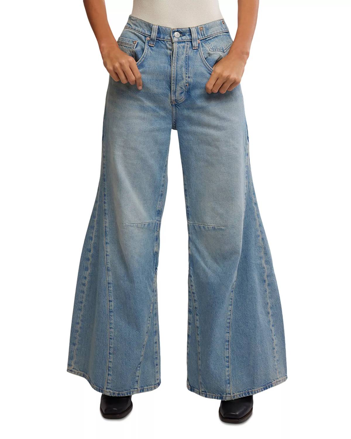Free People - Eden High Slouchy Jeans