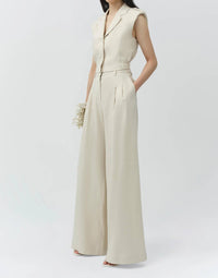 Jonathan Simkhai - Ramsey Linen Wide Leg Pant