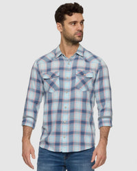 Flags & Anthem - Muncie Long Sleeve Vintage Wash Western Shirt