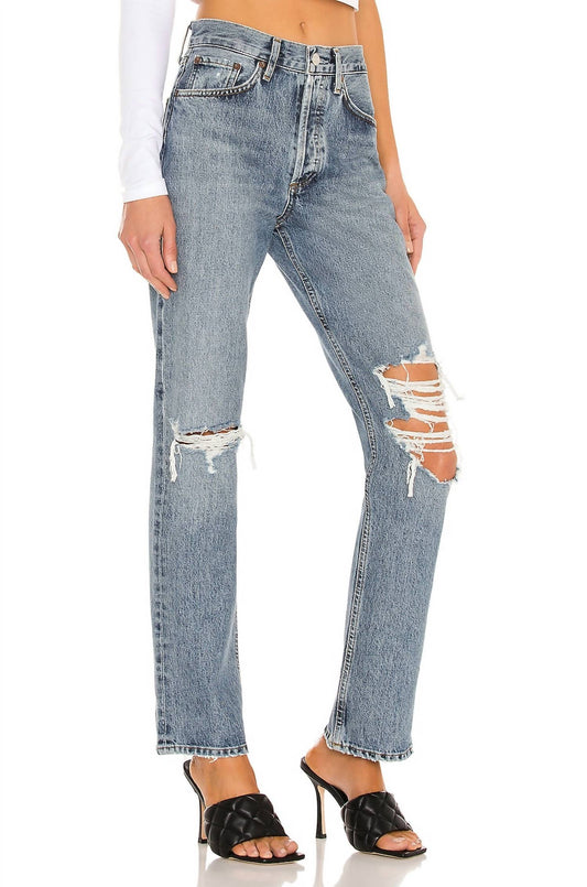 Agolde - Lana Mid Rise Vintage Straight Jean