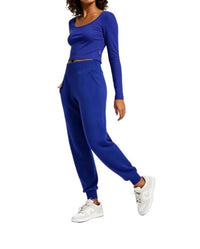 Bandier - Rivington Ribbed Scoop Neck Crop Top