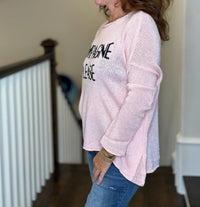 Wooden Ships - Women's Champagne Please Crew Sweater