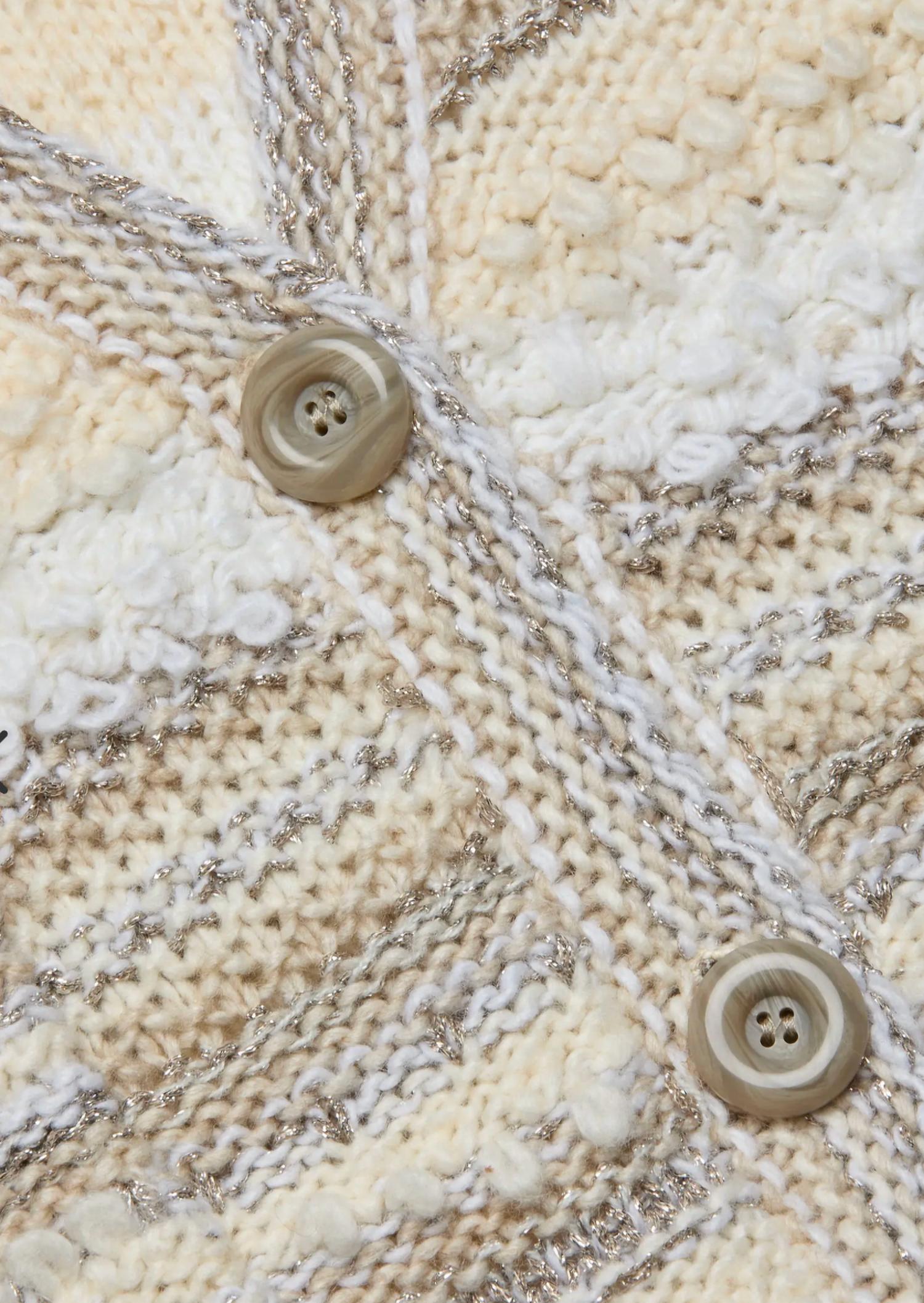 L'Agence Harriet Cardigan in natural multi 2 - women's cardigan - view 7