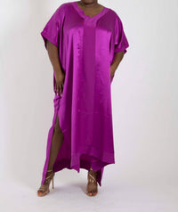 Sante Grace - Muse Italian Silk Charmeuse Caftan Dress