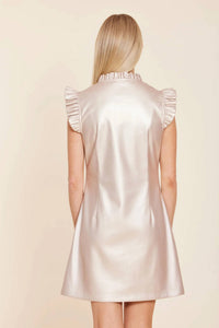 Dolce Cabo - Pearlized Vegan Leather Dress