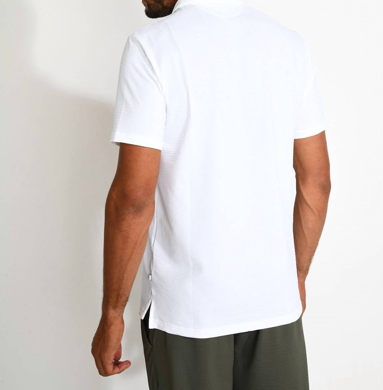 Cala 1789 - Vasco Trieste Embossed Fabric Polo Shirt