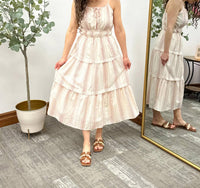 Hayden La - Striped Midi Dress