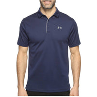 UNDER ARMOUR Tech Button Up Placket Polo in midnight navy - men's shirt