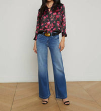L'Agence - DANI 3/4 SLEEVE BLOUSE