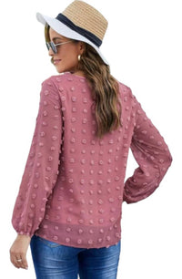 Shiying - Swiss Dot Blouse