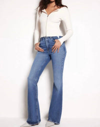 Good American - Good Legs Flare Jeans
