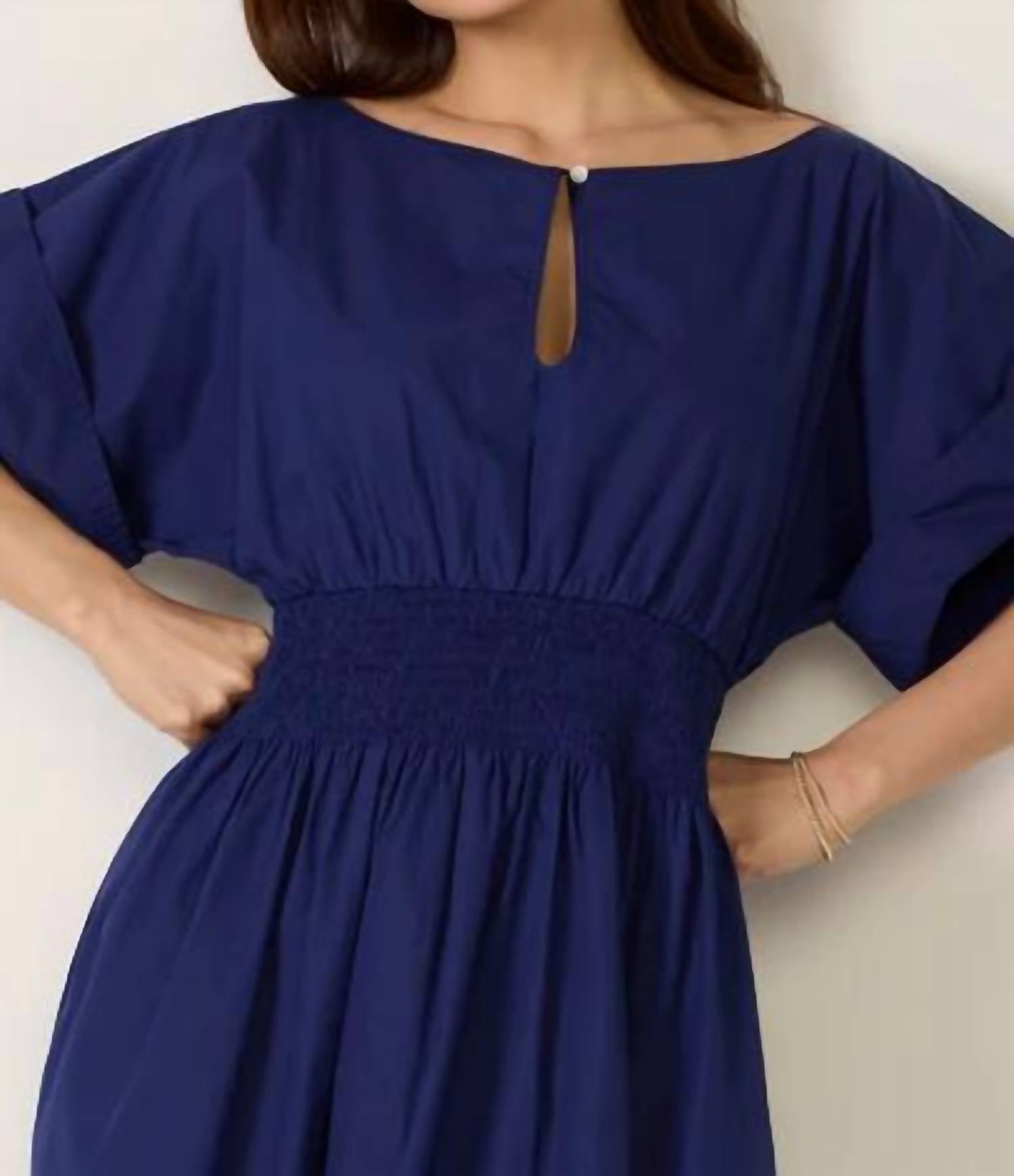 Faherty - Coastal Poplin Elia Dress