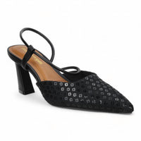 Bruno Menegatti - Women's Chantel Embellished Sling Back Heels