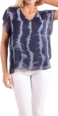 Gigi Moda - Natacha Short Sleeve Tie Dye Top
