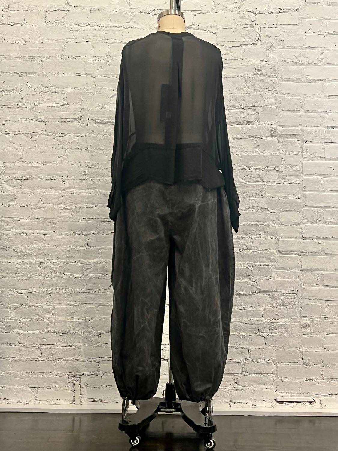 Sanctamuerte - Women's Sheer Boxy Shirt