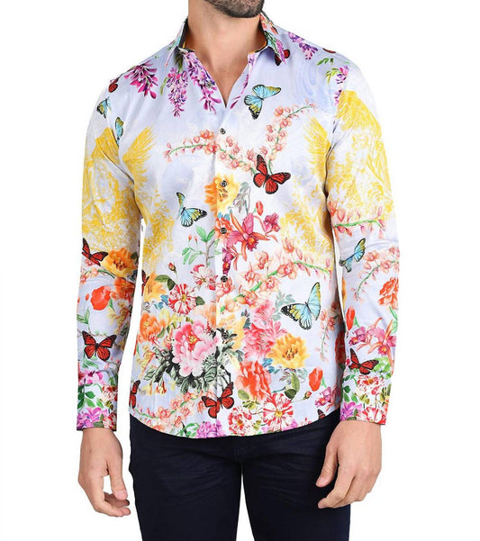 Barabas - Noble Gents Butterfly Long Sleeve Shirt